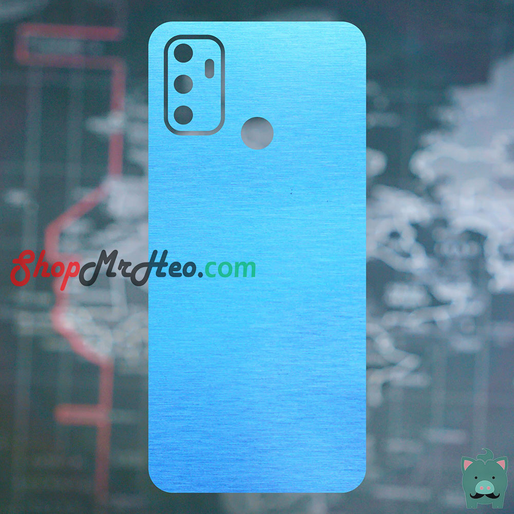 [HCM]Skin Dán Mặt Sau Lưng Vân Nhôm OPPO A53 2020