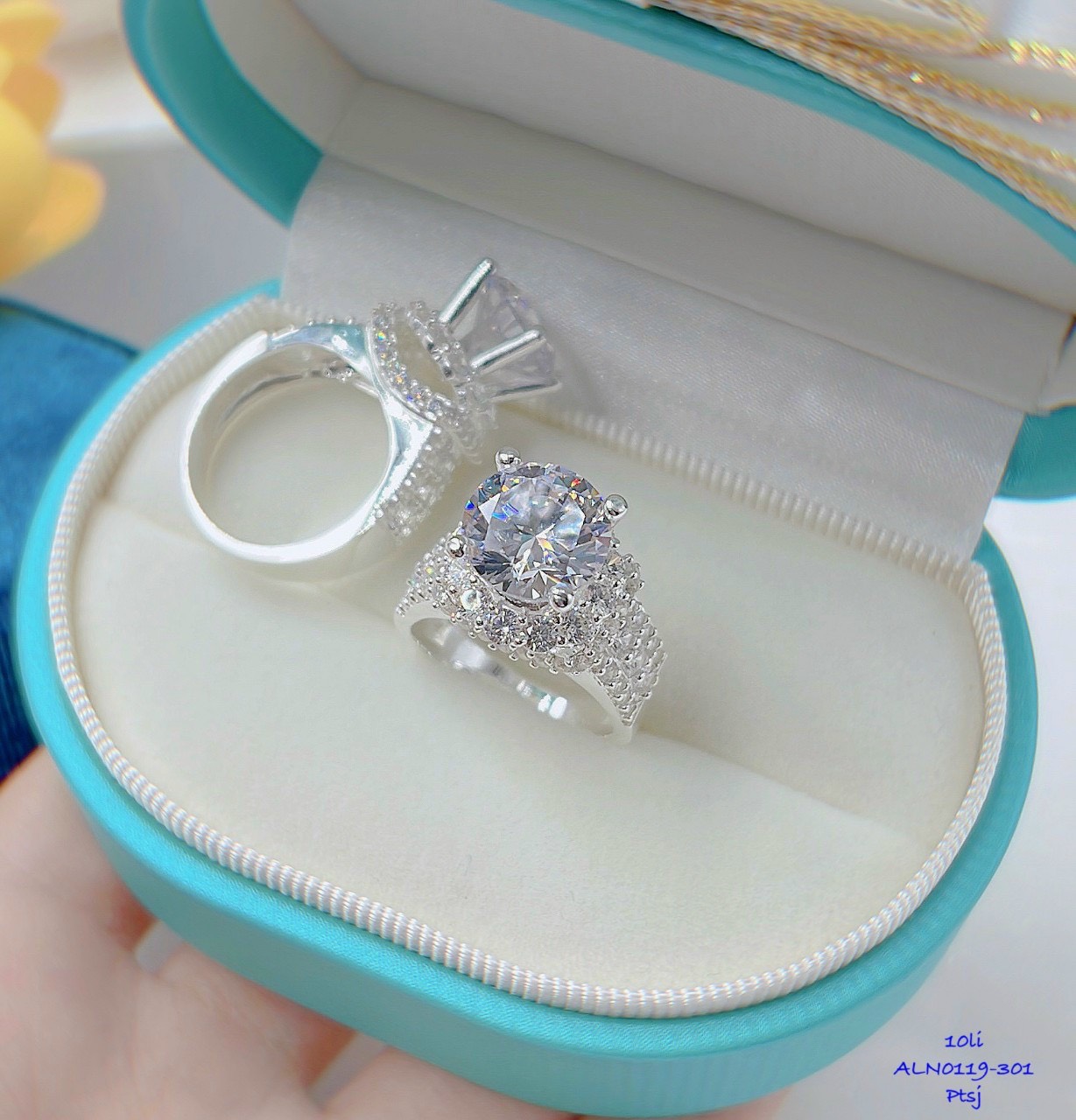 Nhẫn bạc ý đính đá cao cấp hàng thiết kế ( bạc thật 100% CÓ GIẤY BẢO HÀNH) CÓ TƯ VẤN SIZE