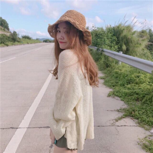 Áo khoác len cardigan ( ảnh thật )(mỏng)