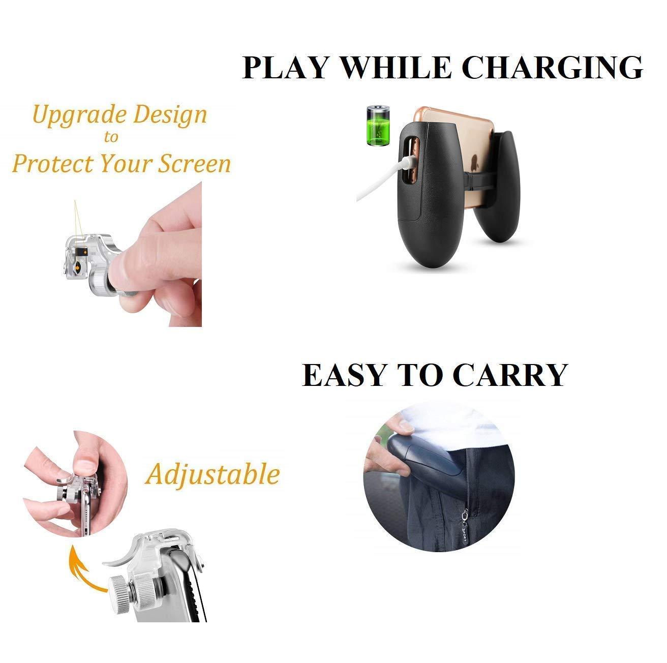 Bộ Tay Cầm Chơi Game Trứng + Bộ 2 Nút Controller Chơi Game PUBG R11