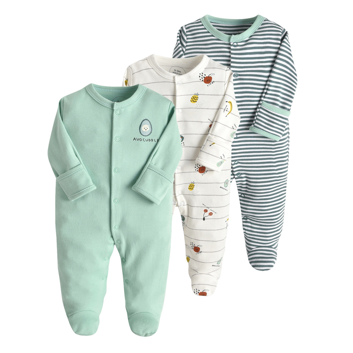 Set 3 bộ body mamas&papas nguyên túi hộp