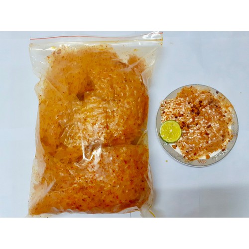 1kg bánh tráng trộn sa tế  tôm ăn vặt