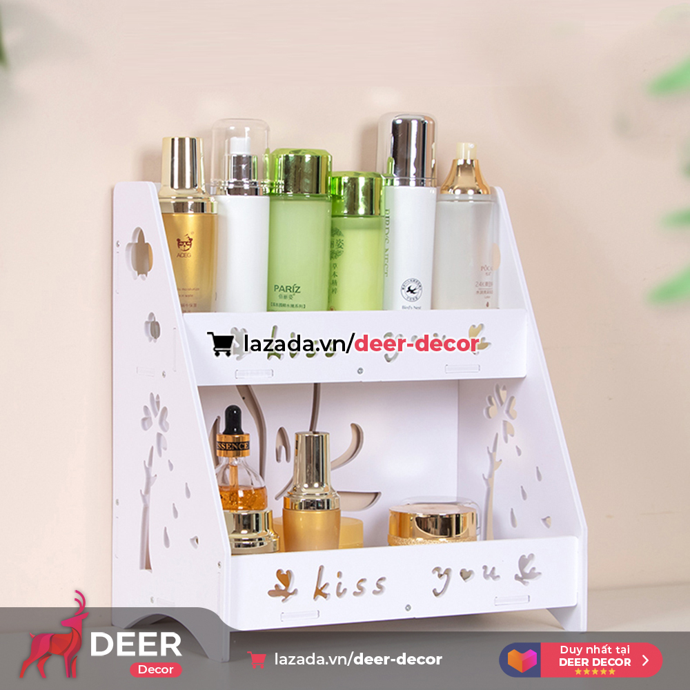 Kệ Để Đồ Live Stream Đồ Trang Điểm, Mỹ Phẩm - DEER DECOR