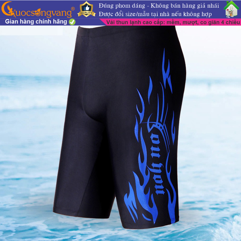 Nơi bán Quần đi biển nam kiểu ôm hai lớp đẹp quần bơi nam nâng mông GLSWIM010 Cuocsongvang