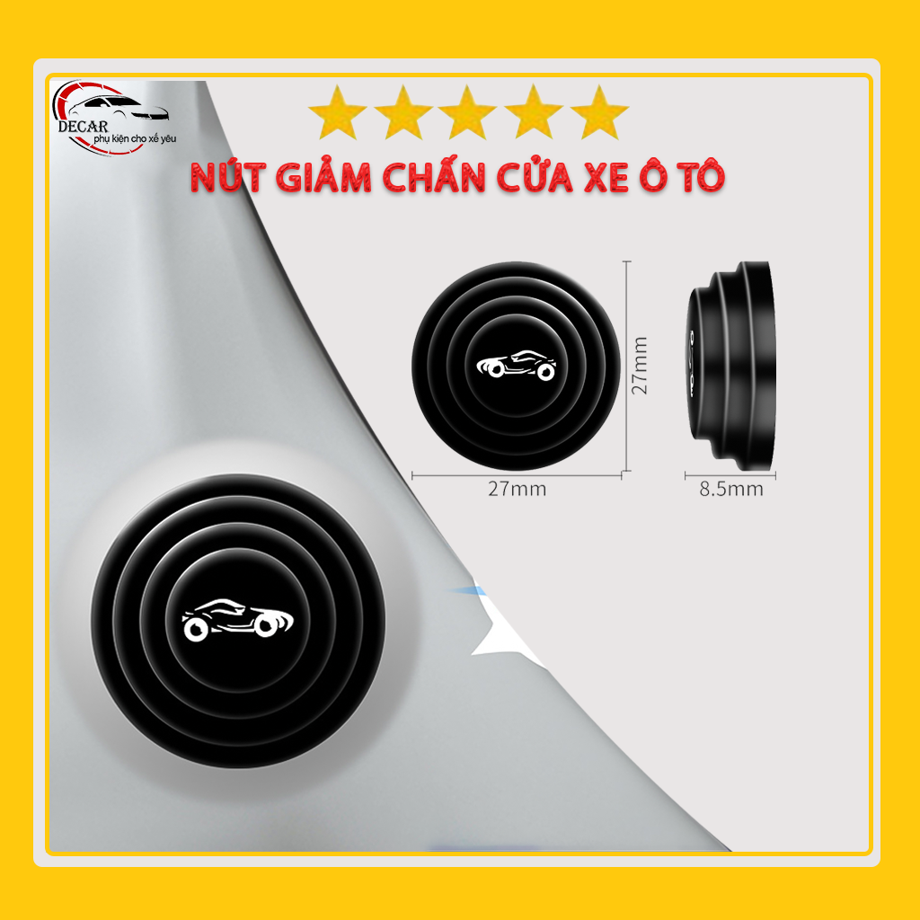 Button damper door cars help soundproof decrease the closure and protect cars, cushion rubber knob damping anti-shock