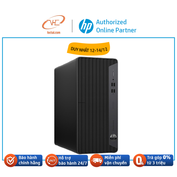 Máy tính bàn PC HP PRODESK 400 G7 MT 22C44PA I5-10500 8GB 1TB OB WIFI,BT WIN10 (Đen) - Hàng chính hãng new 100%