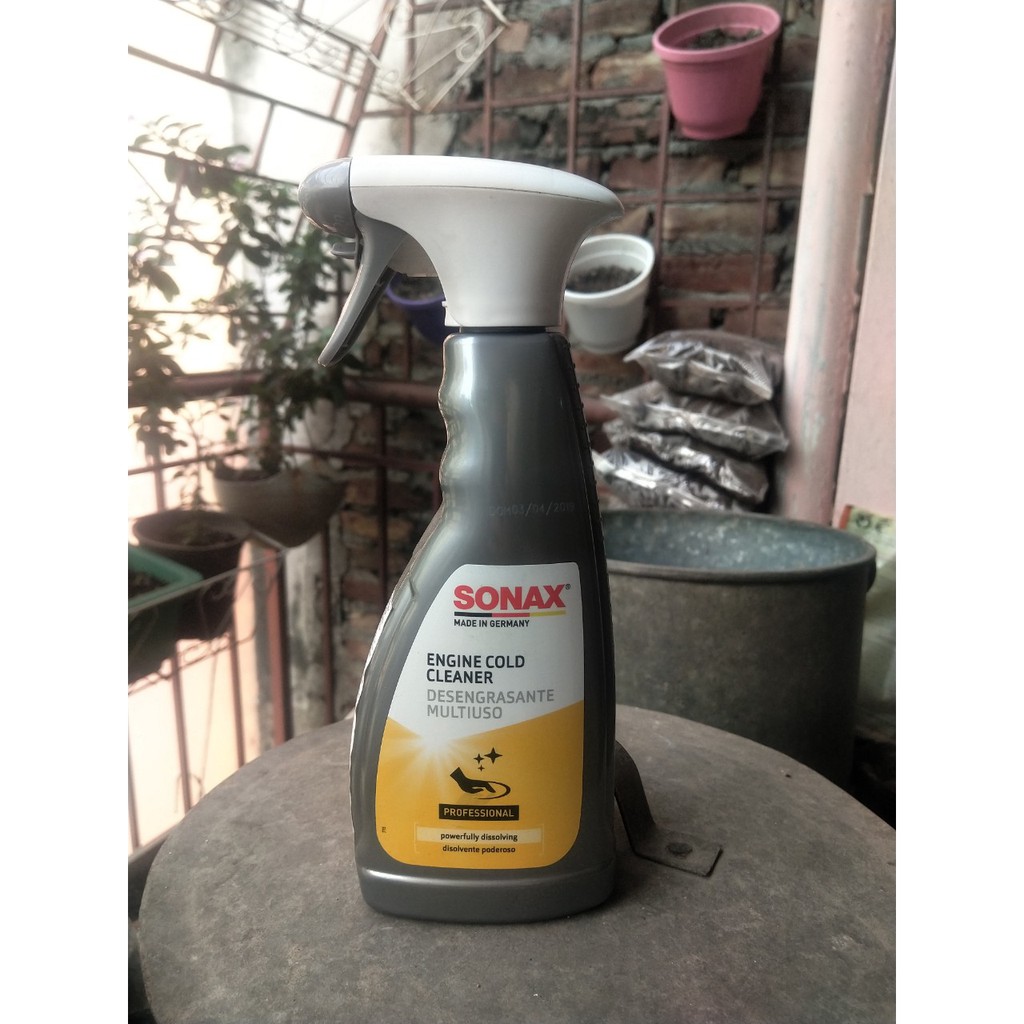 CHAI XỊT RỬA VỆ SINH ĐỘNG CƠ MÁY XE SONAX ENGINE COLD CLEANER 500ML 543200