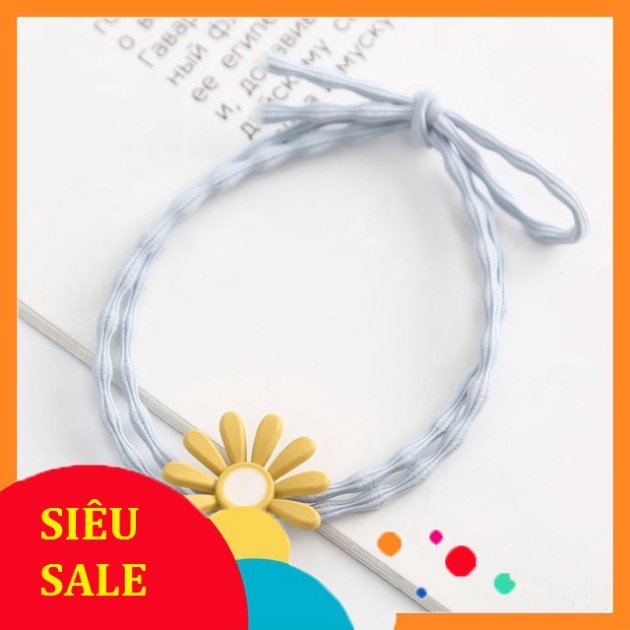 Dây chun cột tóc hình hoa cúc Hàn Quốc xinh xắn (màu ngẫu nhiên)