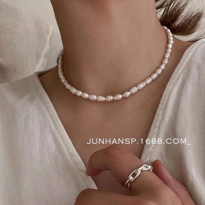 Chuỗi Đeo Cổ Gạo 6ly - Ngọc Trai Trường Thịnh