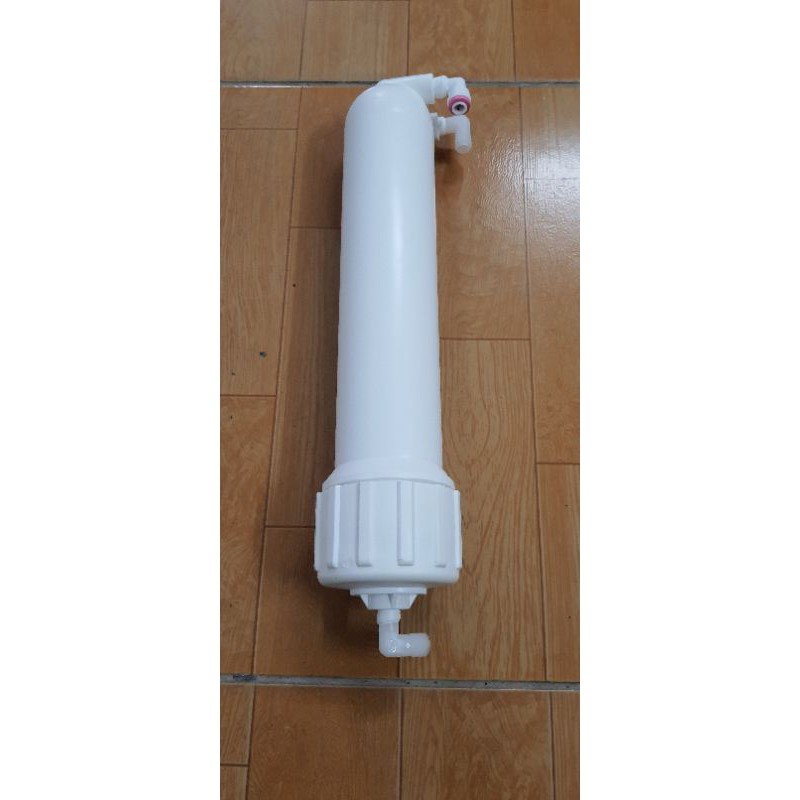 Cốc vỏ màng RO kèm 1 van 1 chiều và 2 cút màng
