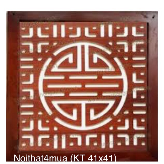 TẤM CHỐNG ÁM KHÓI 41x41cm màu cánh gián