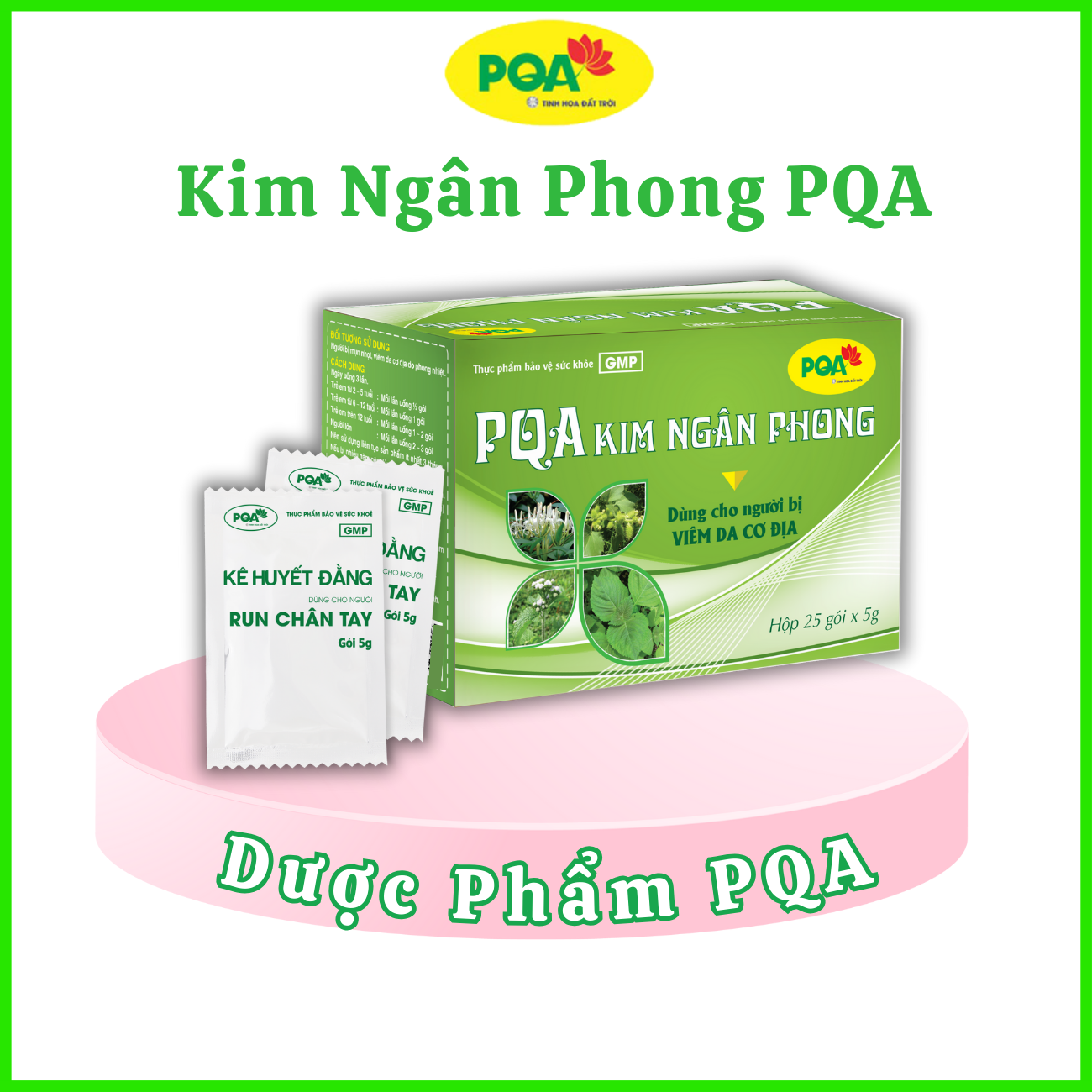 PQA Kim Ngân Phong - hỗ trợ thanh nhiệt, giải độc, giúp giảm mẩn ngứa