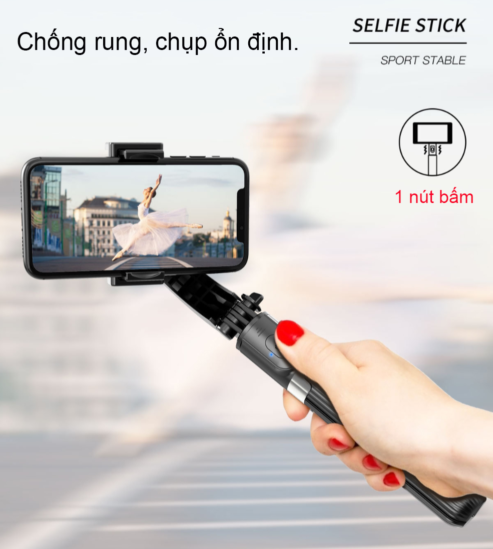 Gậy chụp ảnh Gimbal chống rung quay Video chuyển động cho Livestreamer