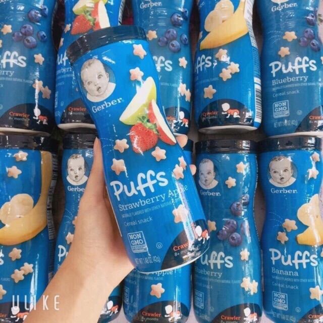 Bánh ăn dặm hình sao Gerber Mỹ