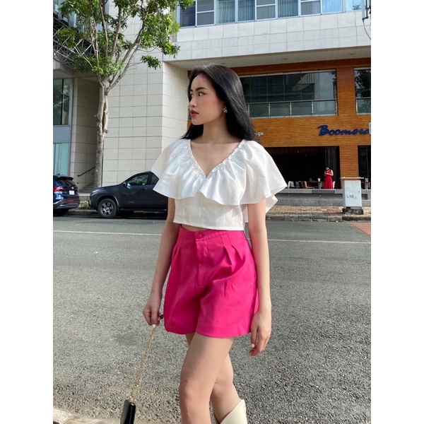 [Nhập mã LAZFASHION34-giảm 15% tối đa 99k/600k]SAP-Quần shorts cạp cao Take It