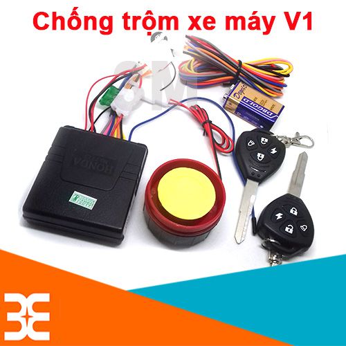 Tự tay chế bộ khóa chống trộm xe máy V1 chuyên nghiệp, sử dụng sóng RF ( LOẠI ZIN )