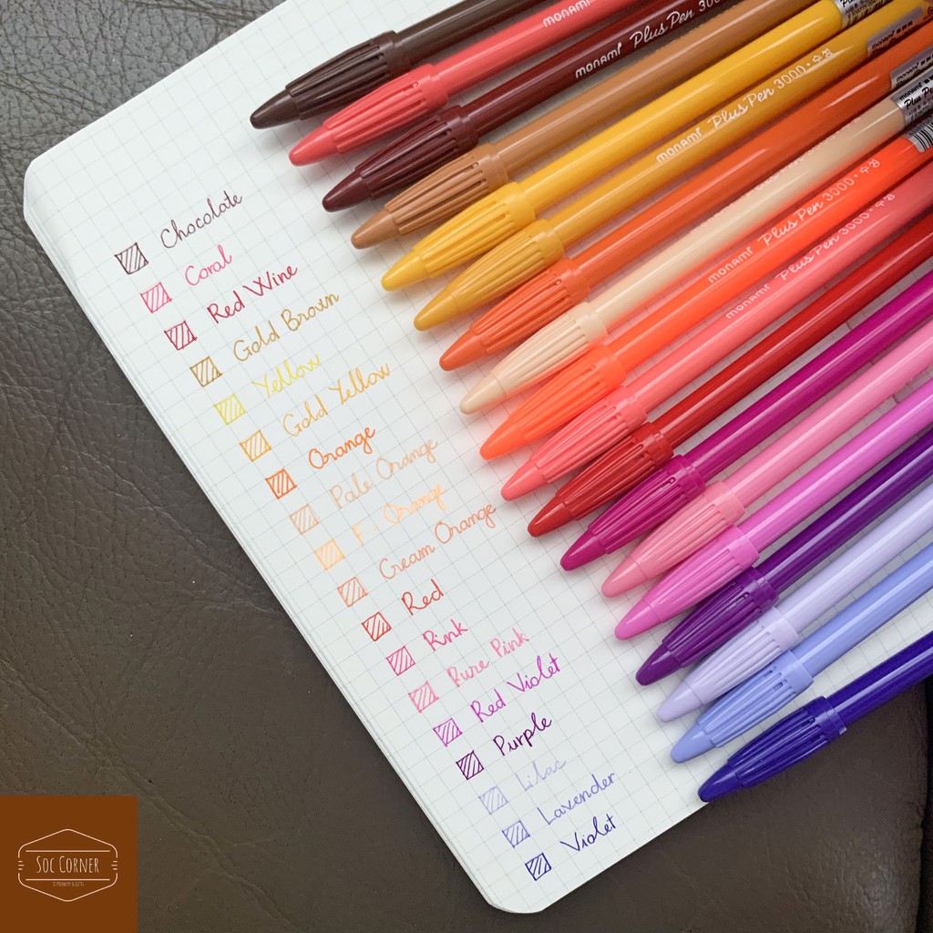 [HCM]1 cây bút Monami Plus Pen 3000 0.3mm