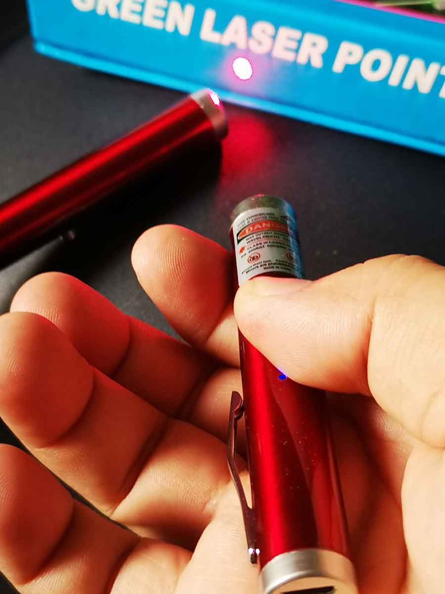 Bút Laze Sạc USB Mini 9cm Tia Đỏ Giá Rẻ