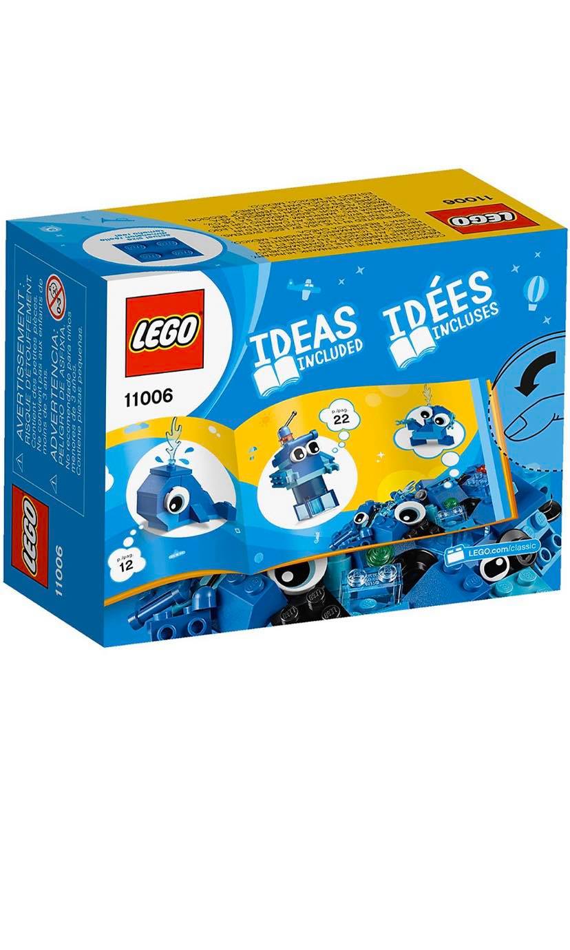Hộp lắp ráp xanh dương Lego Classic 11006 (52 chi tiết)