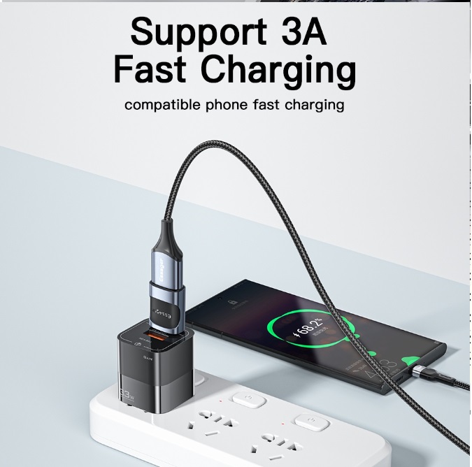 Đầu chuyển đổi Essager USB C sang Type A chuyên dụng