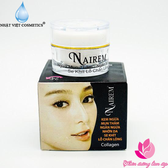 Kem ngừa mụn thâm - Ngăn ngừa nhờn da Se khít lỗ chân lông Collagen NAIREM - 12g