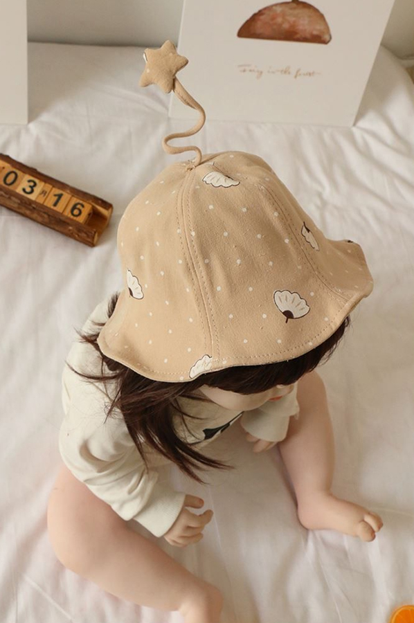 Mũ vành ngọc trai cho bé từ 1 đến 5 tuổi