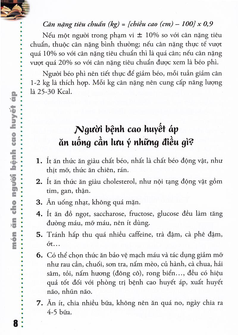 [HCM]Món Ăn Cho Người Bệnh Cao Huyết Áp