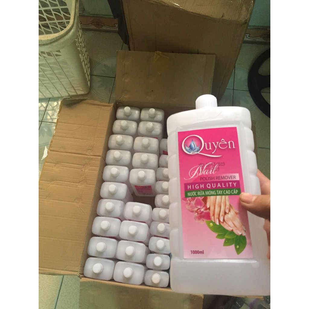 Aceton ủ phá gel Quyên, nước rửa móng MOON NAIL