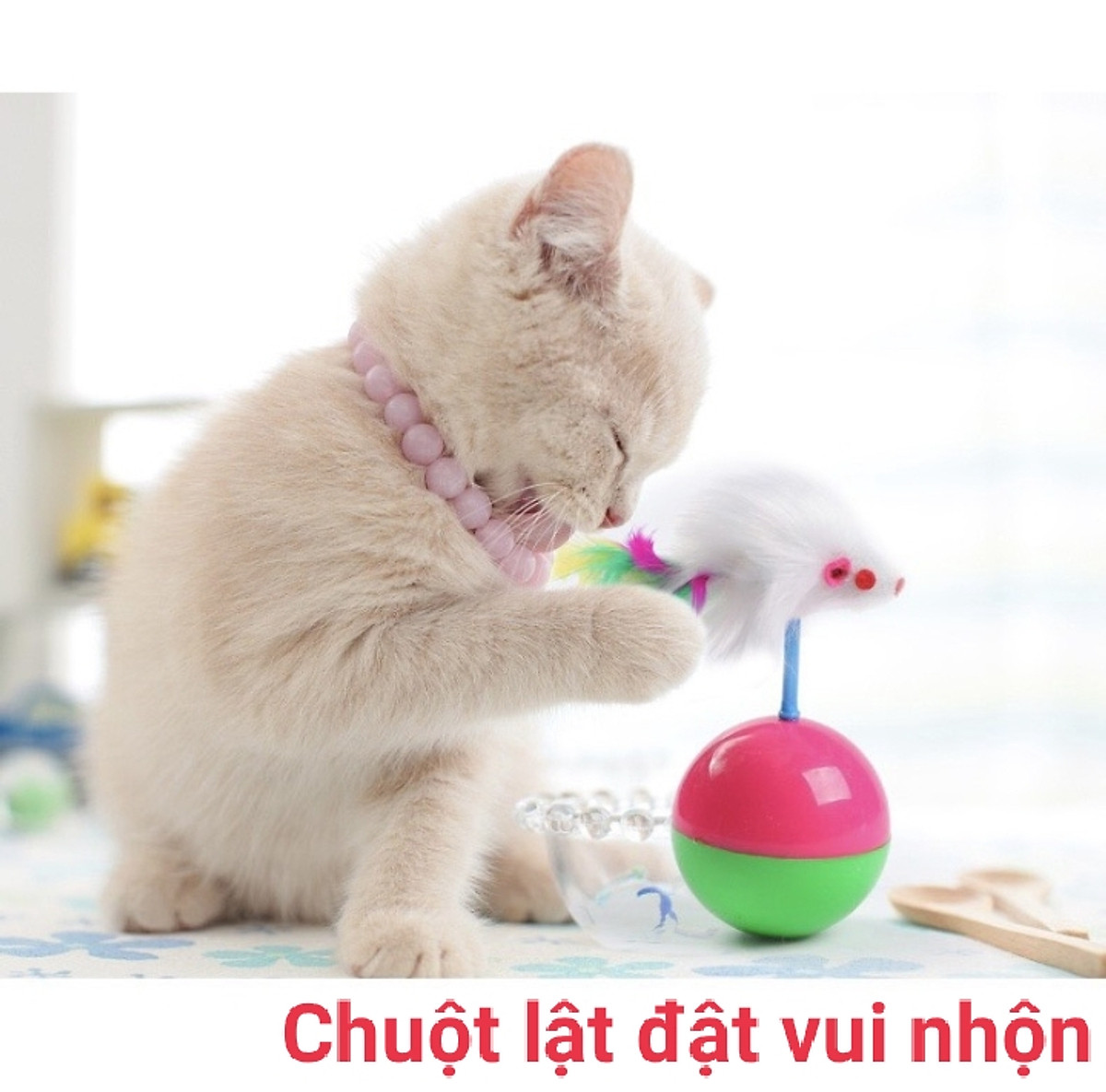 đồ chơi chuột lật đật cho chó mèo