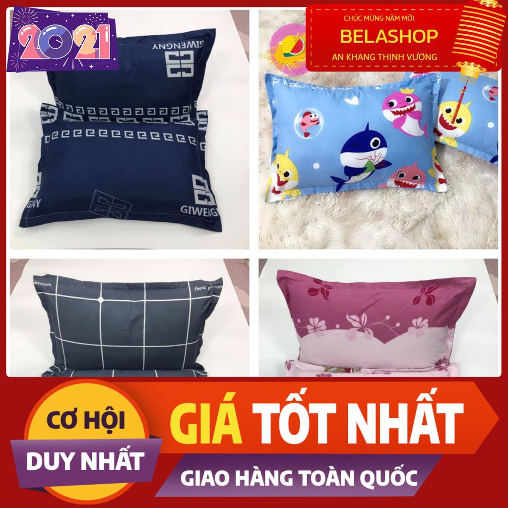 [HCM]Vỏ Gối Nằm Áo Gối Nằm Vải Poly Hàn Giá Rẻ HCM BELASHOP2084