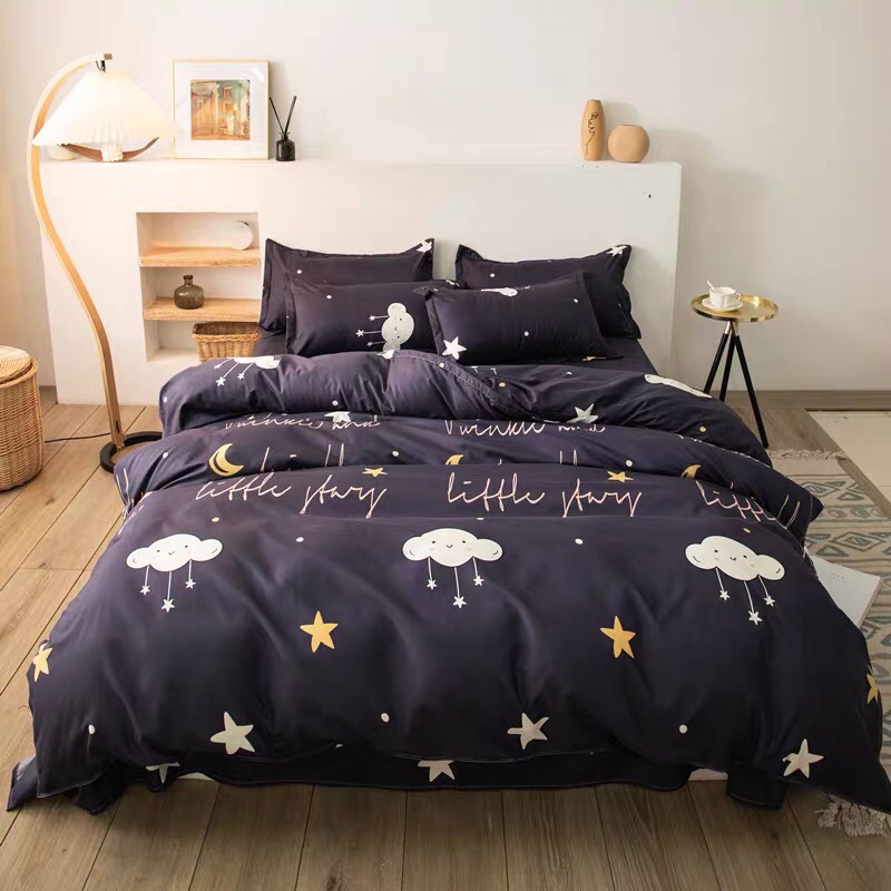 Trọn bộ 4 món cotton poly nhập mẫu little fairy