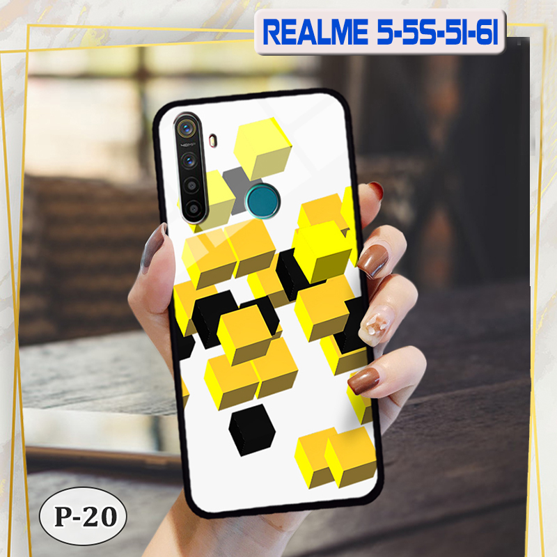 Ốp kính 3D Realme 5i