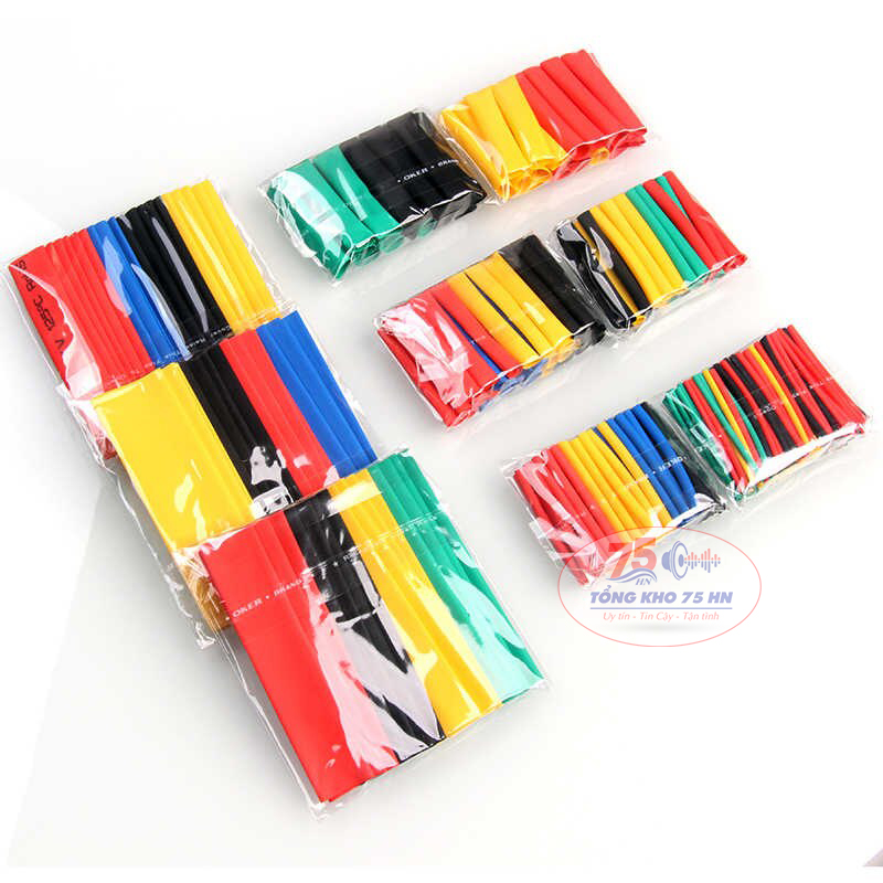 Bộ 530 ống co nhiệt 8 cỡ chuyên dụng
