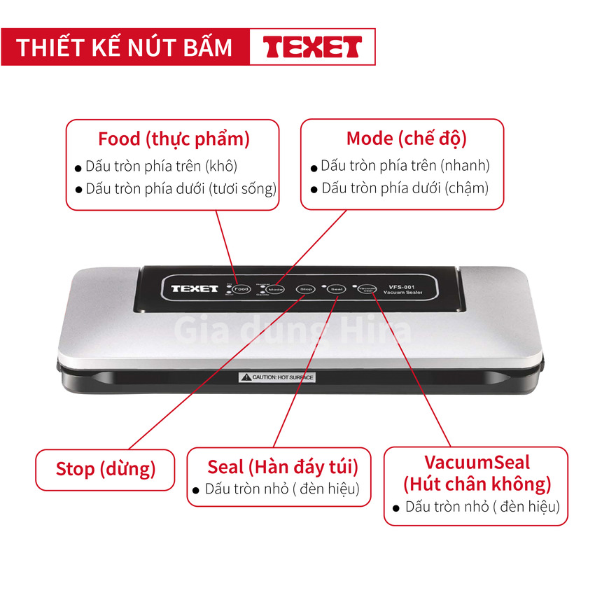 Máy hút chân không TEXET VFS-001