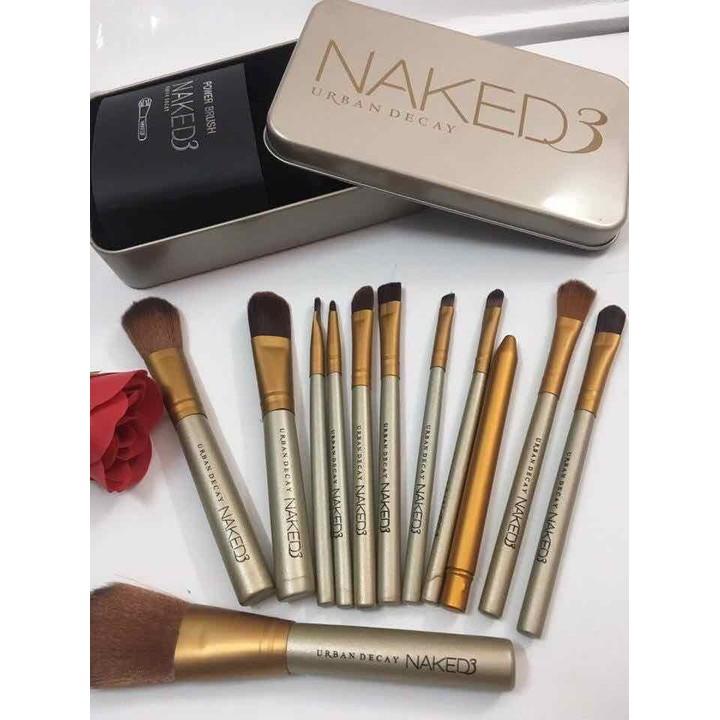 Bộ Cọ Trang Điểm Naked 12 Món