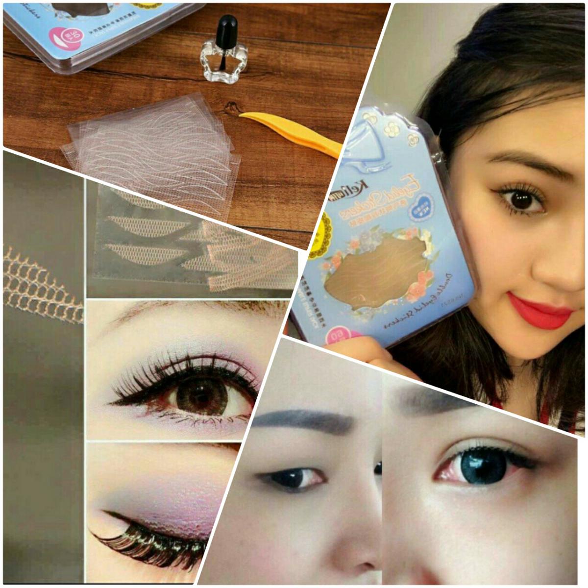 [HCM]Kích mí lưới TÀNG HÌNH KELI kèm keo dán siêu chắc và nhíp