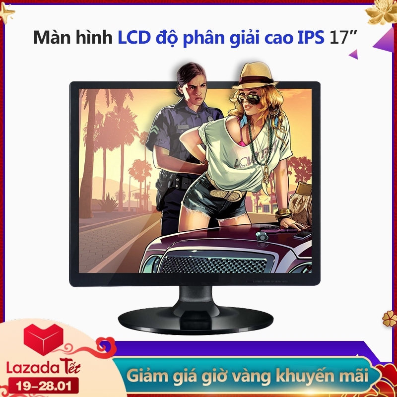 Bảng giá Màn hình máy tính LCD 17 inch, 19 inch máy tính để bàn màn hình HD chơi game xem phim Black Friday Phong Vũ