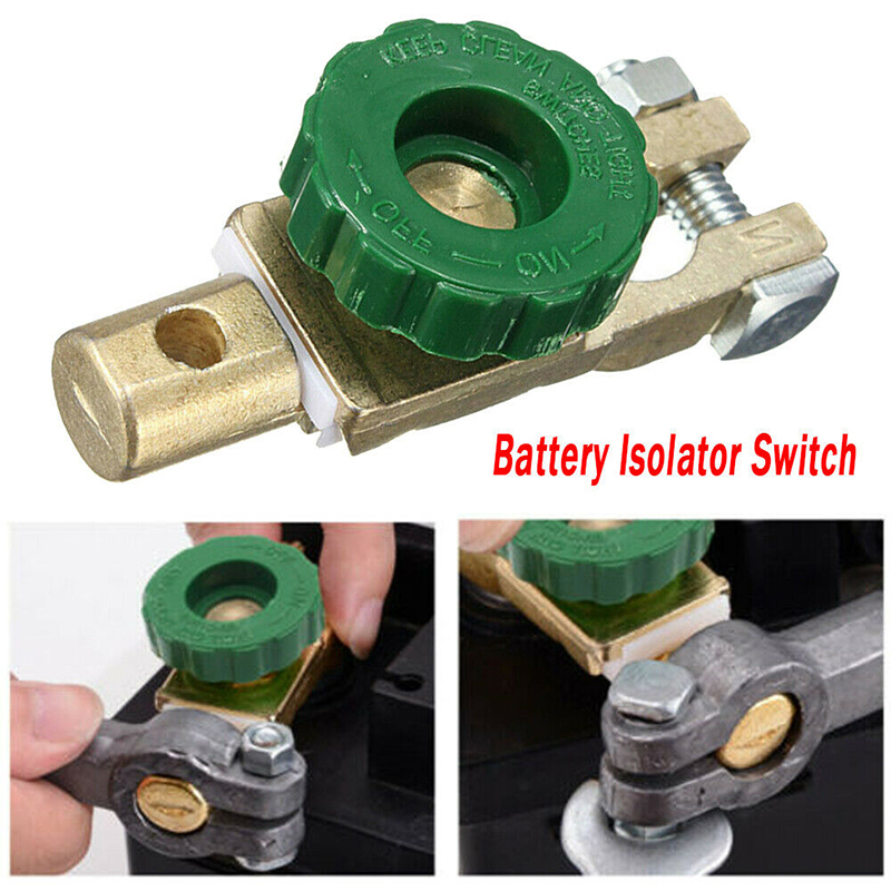 Thời trang Car- Battery Isolator Terminal Quick Cut-off Disconnect Master Shut Kill Switch