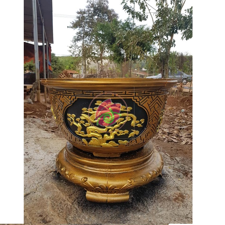 Sơn chậu nhũ đồng vàng 908 hệ nước Yes Paint 850g