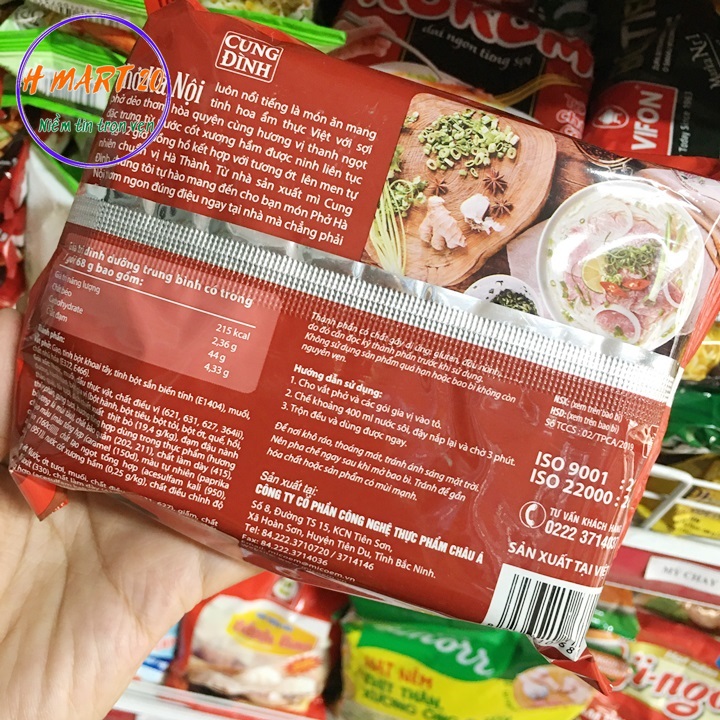 Thùng phở bò cung đình 30 gói sợi to