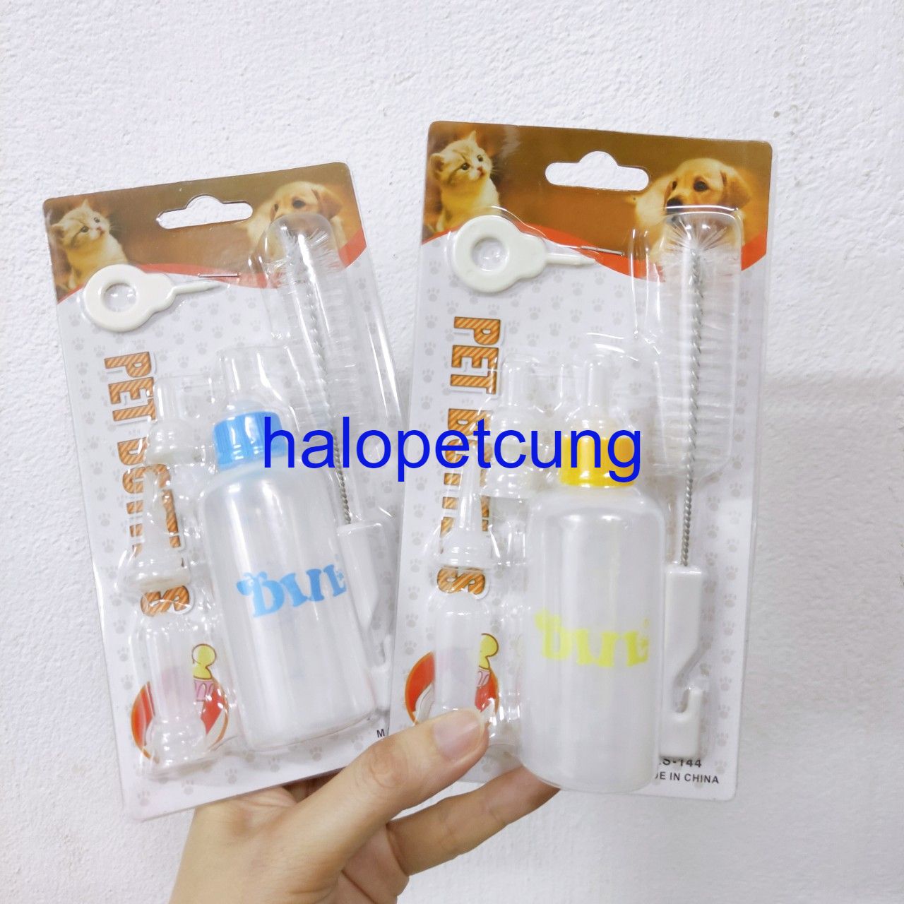 Bộ Bình Ti Sữa Cho Chó Mèo Sơ Sinh