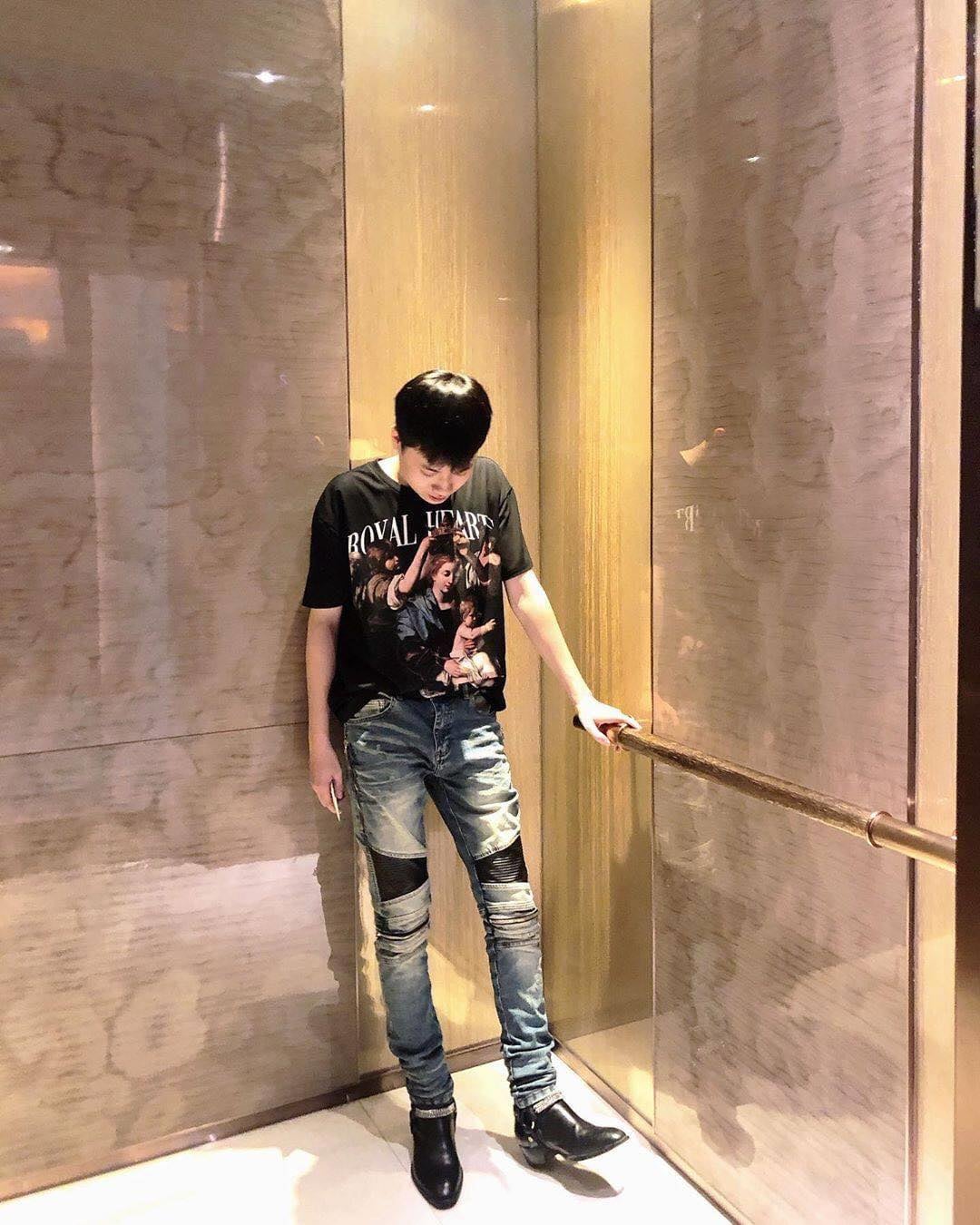 Quần nam MIKENCO Biker jean blue