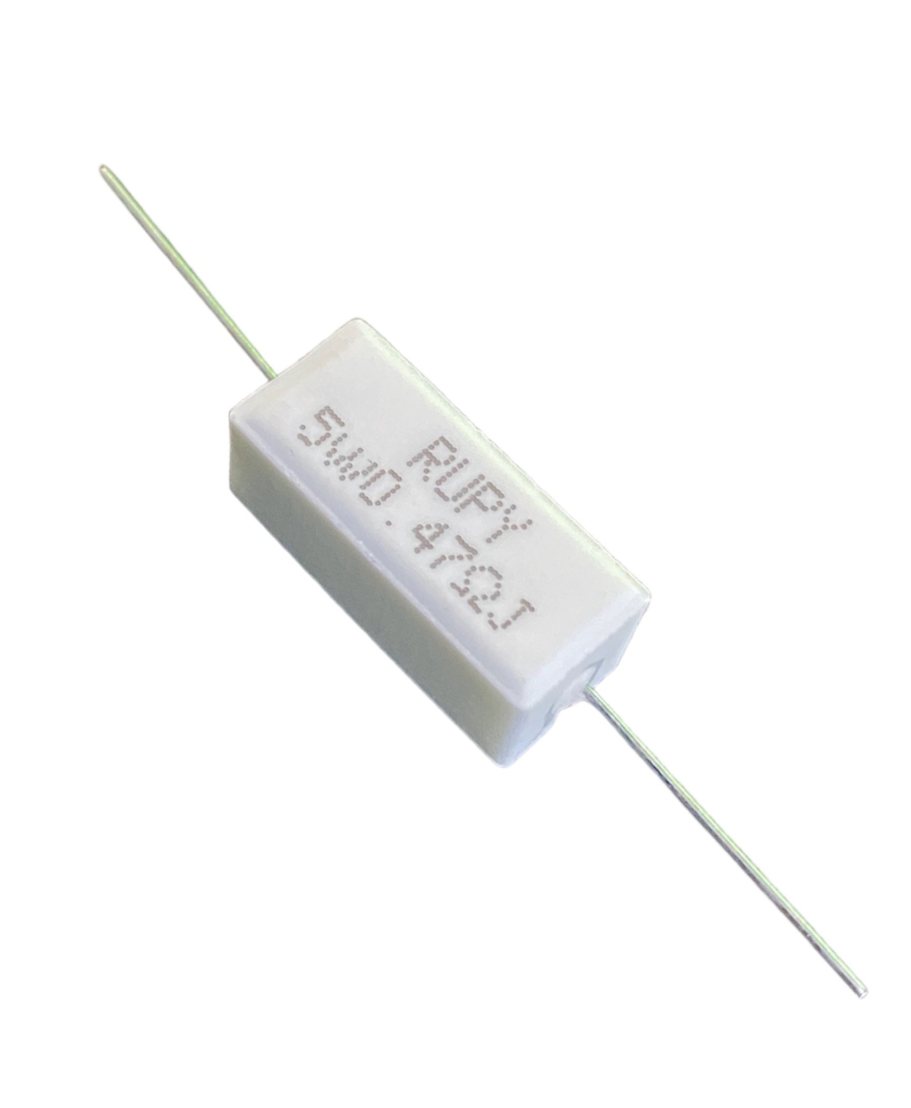Combo 10 con điện trở cắm sứ trắng 5W +- 5% dáng nằm
