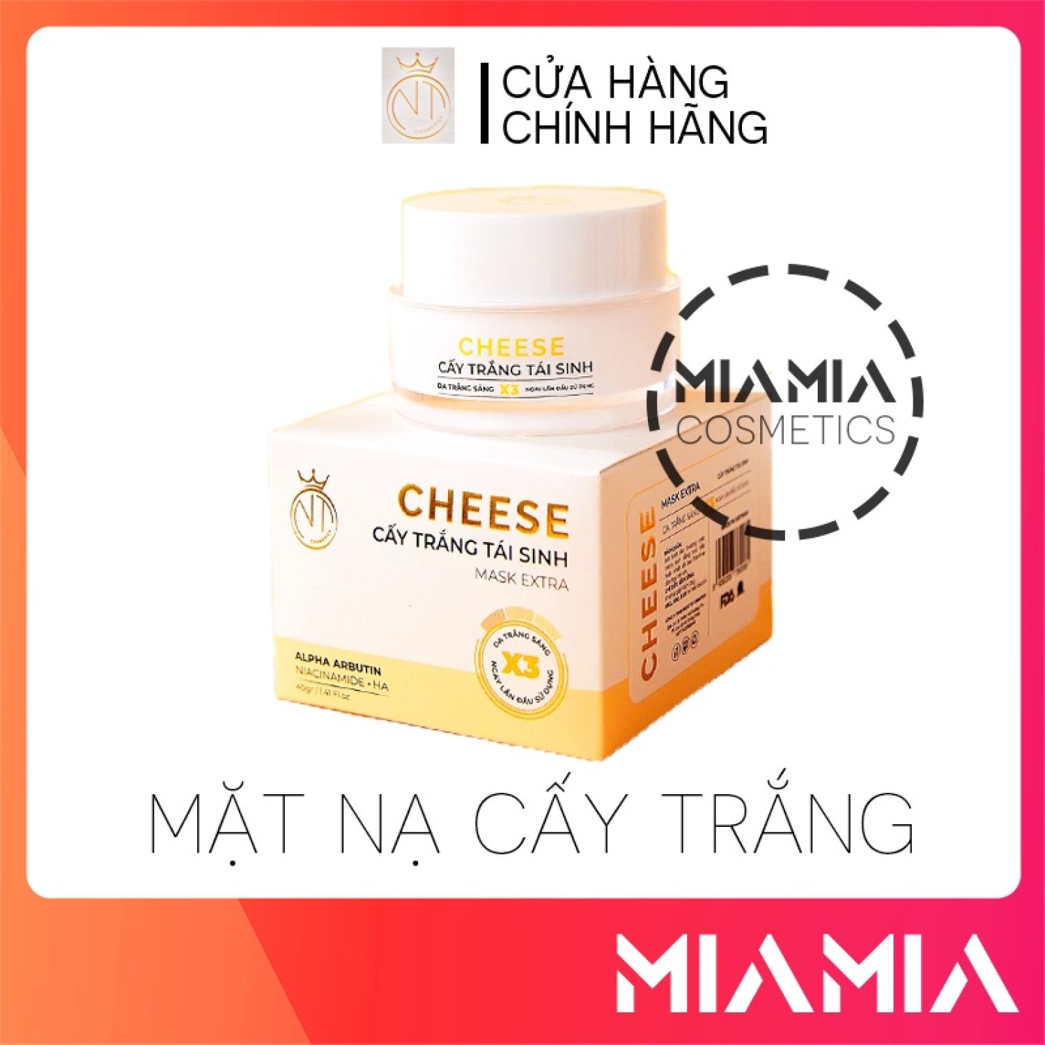 Mặt nạ cấy trắng tái sinh cheese ngọc tú chính hãng