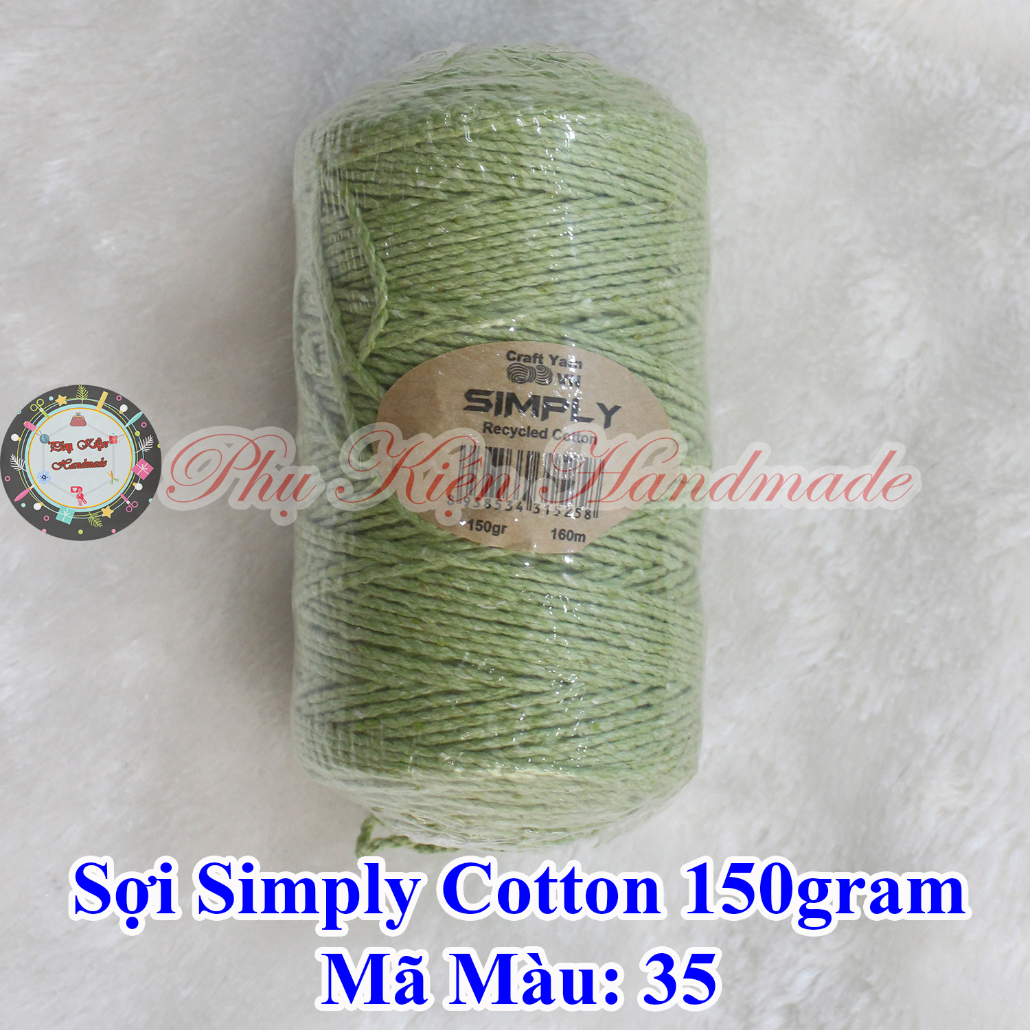 Sợi simply cotton 150 gr