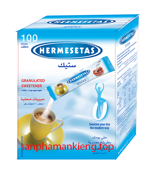 ĐƯỜNG ĂN KIÊNG HERMESETAS MINI 100 STICKS