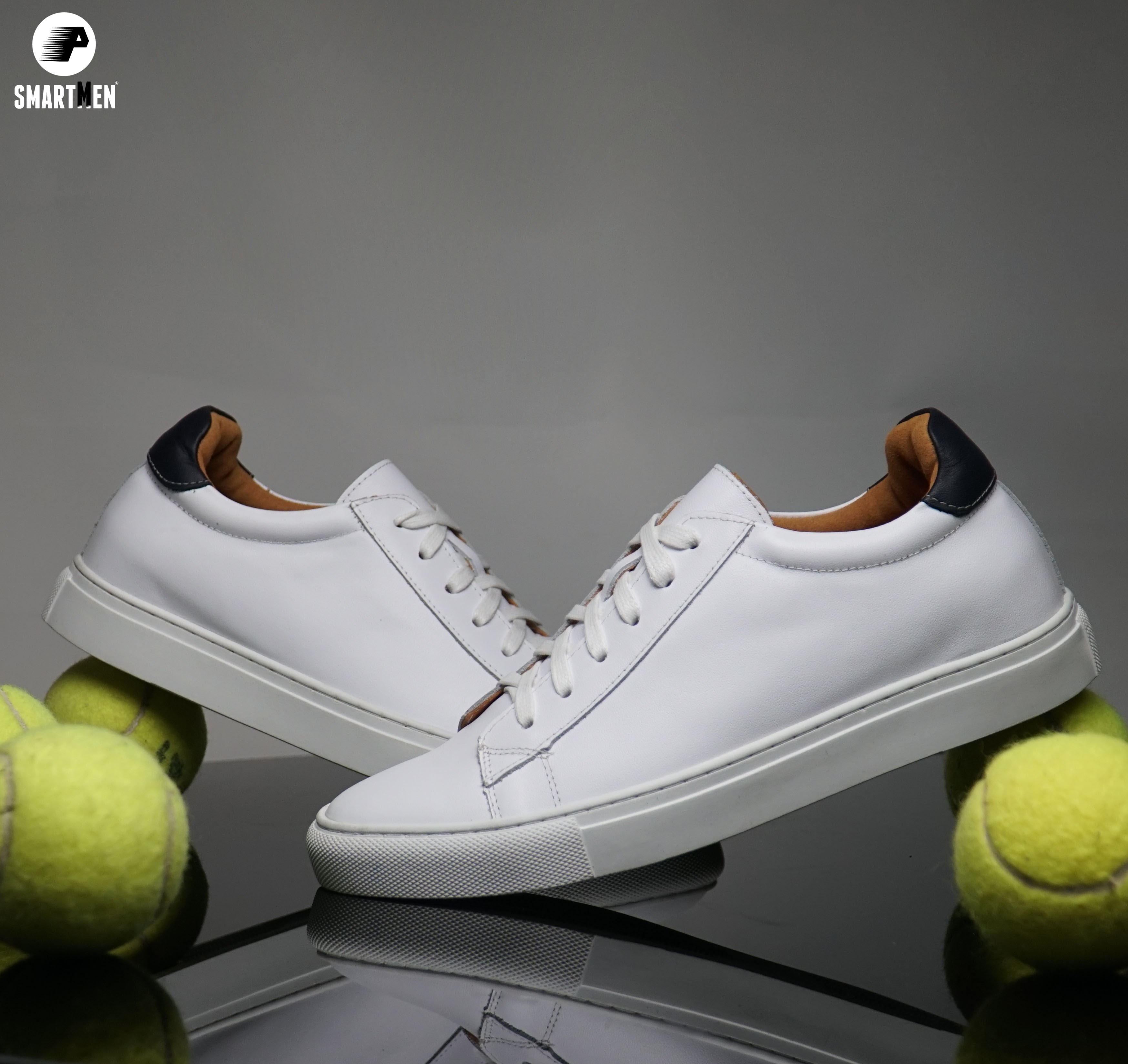 Giày Sneaker Da bò tăng chiều cao SMARTMEN GD1-08T