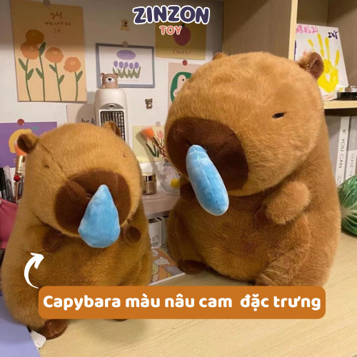 Gấu Bông Capybara Chảy Nước Mũi Êm Mịn Dễ Thương