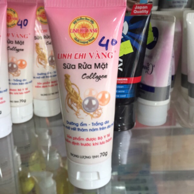 [HCM]SỮA RỬA MẶT NHÂN SÂM – NGỌC TRAI LINH CHI VÀNG 70G