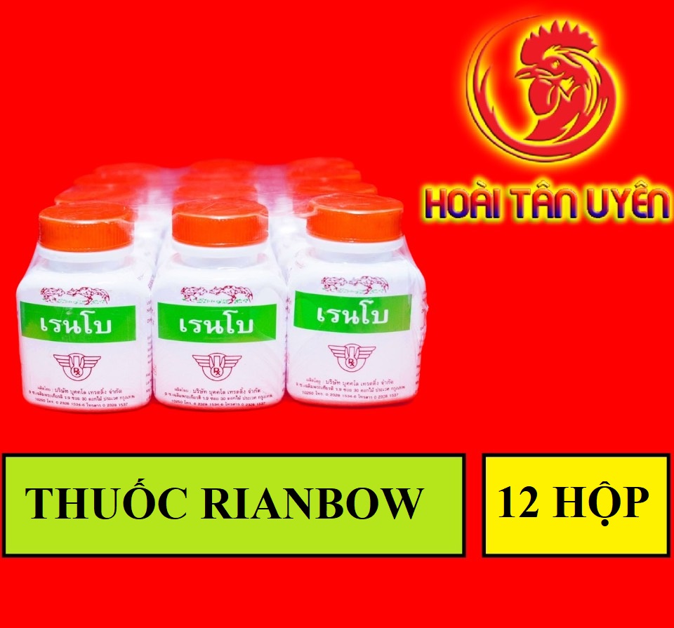 Thuốc nuôi gà đá RAINBOW 1 lốc 12 hộp
